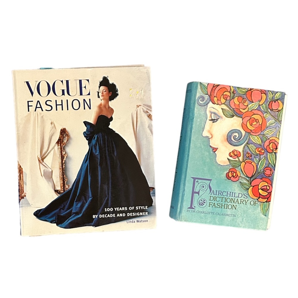Vogue Fashion Book & Fairchilds Dictionary of Fashion Set of 2 Book Bundle